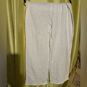 Xhilaration women size large white cotton pants new with tags